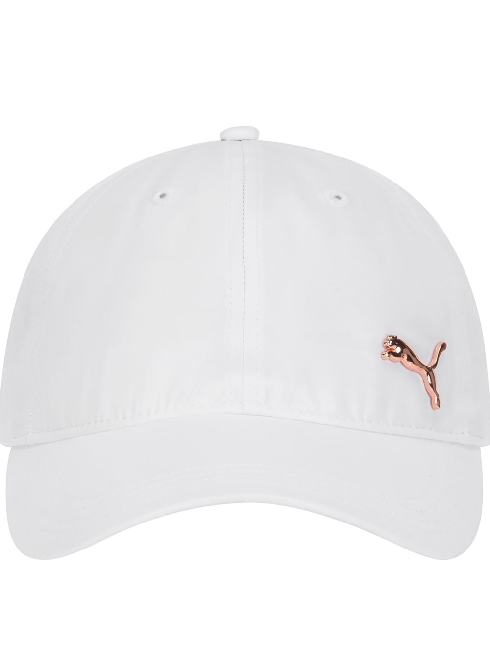 ✨ NWT PUMA White Baseball Cap With Rose Gold Evercat Accent OPAL STYLE✨